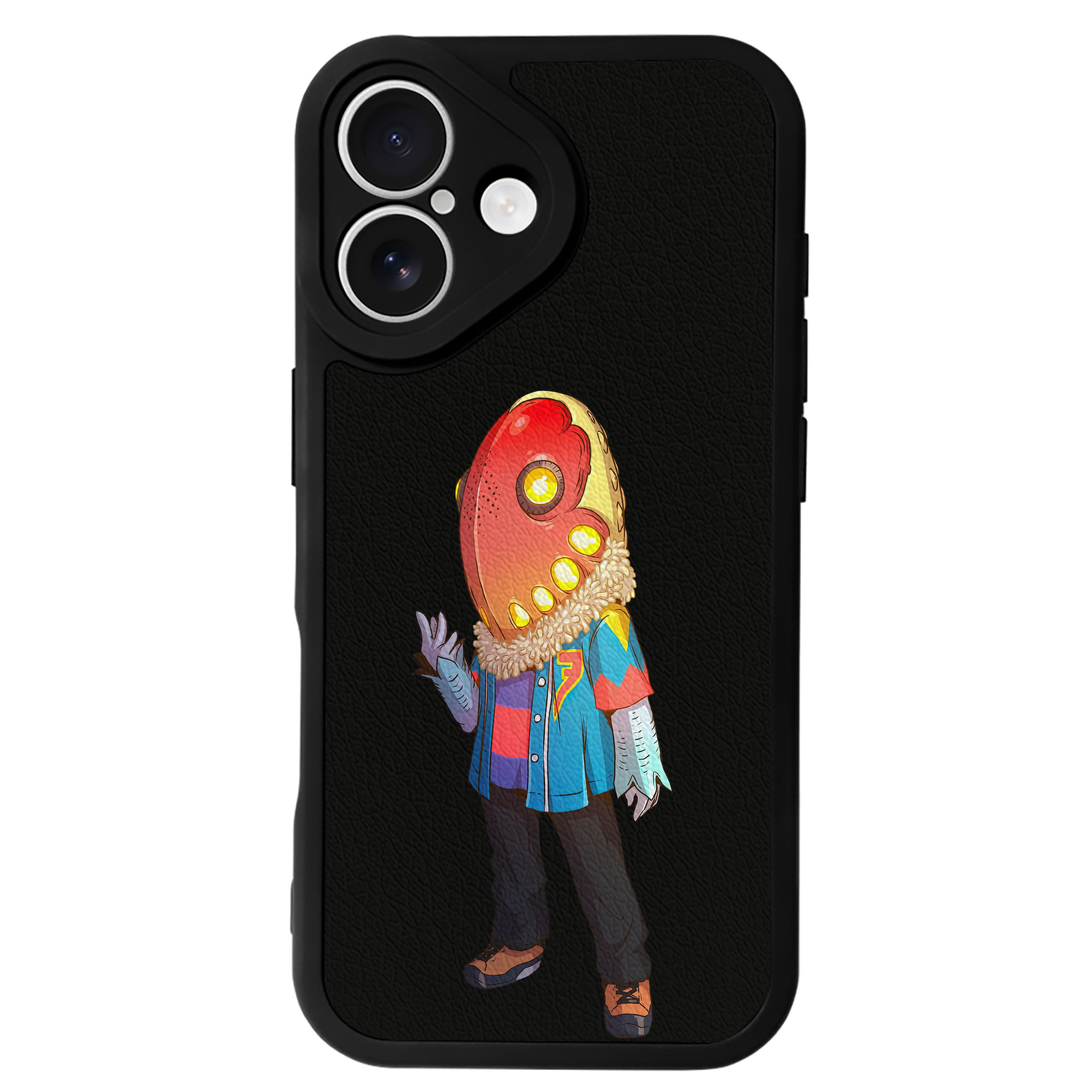 （画像用） ウルトラマン Ultraman 【iPhone 16シリーズ対応】シリコンスマホケース（レザー調） 材質：シリコン